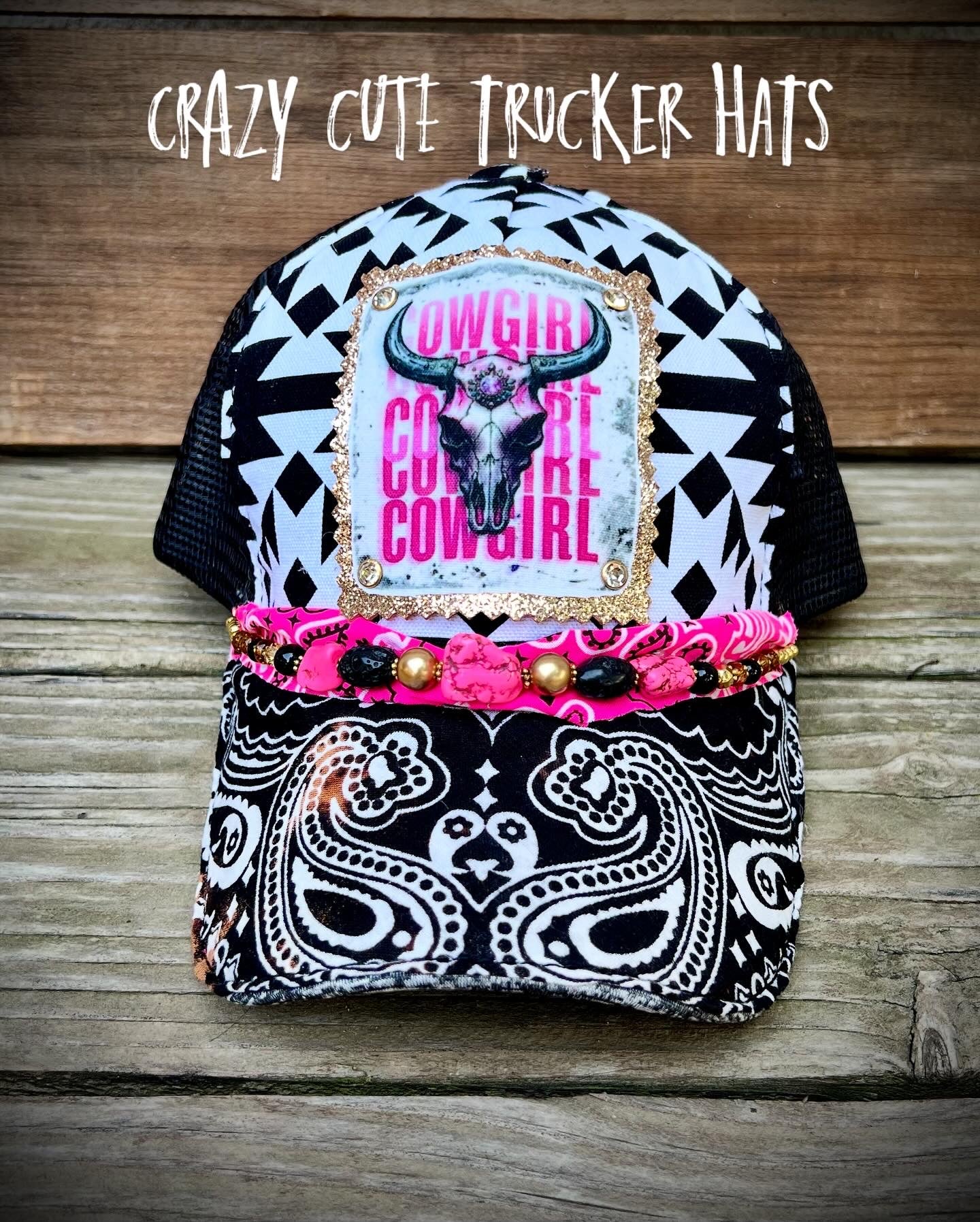 Cowgirl trucker hat