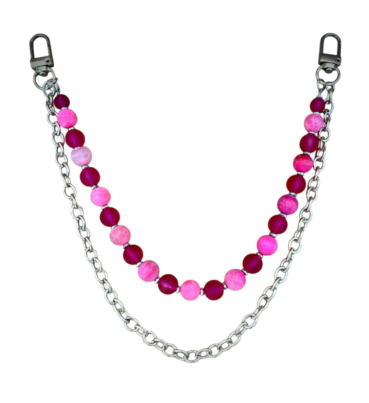 Fuchsia Fever Purse Charm
