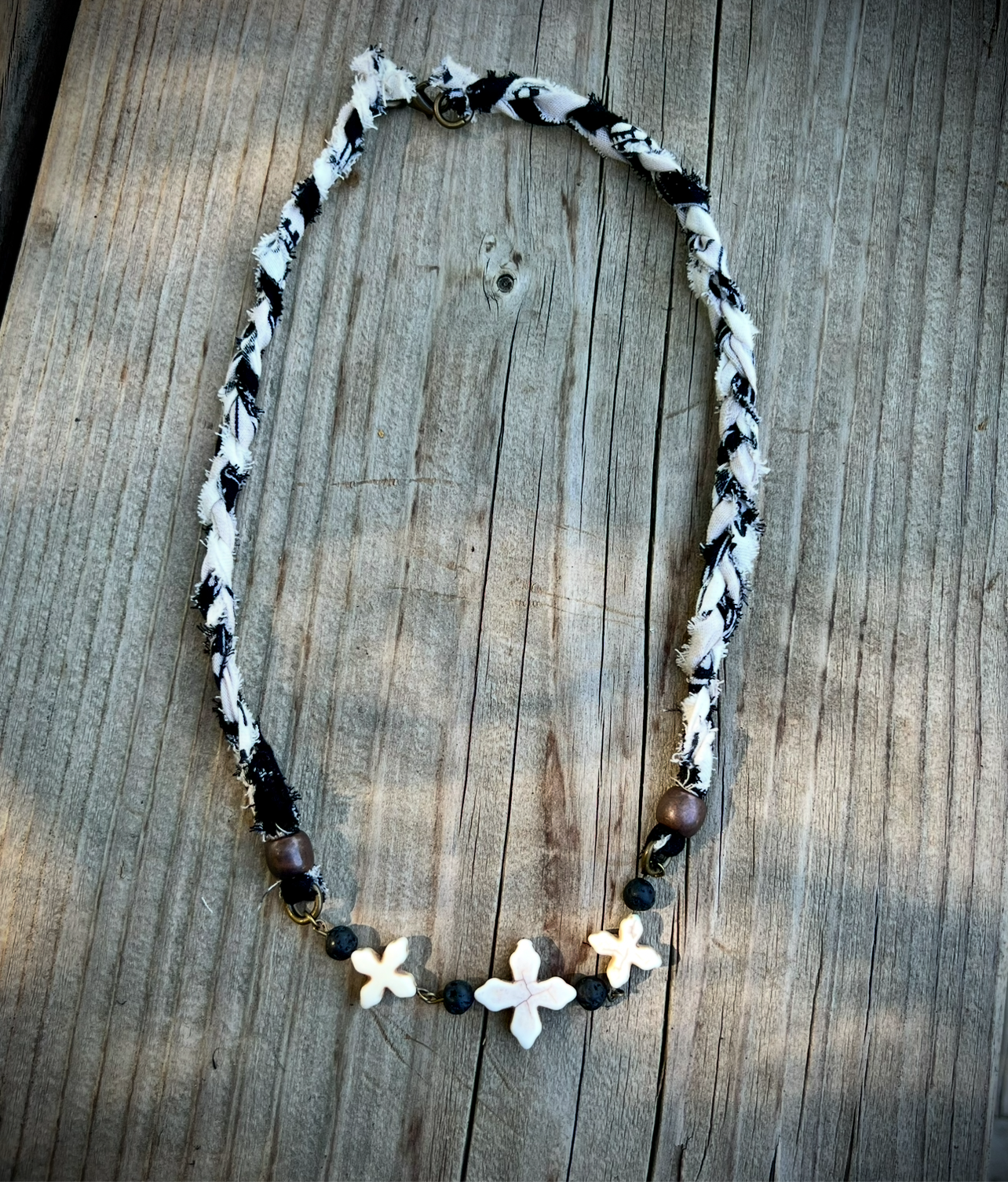 Flowerette Bandana necklace