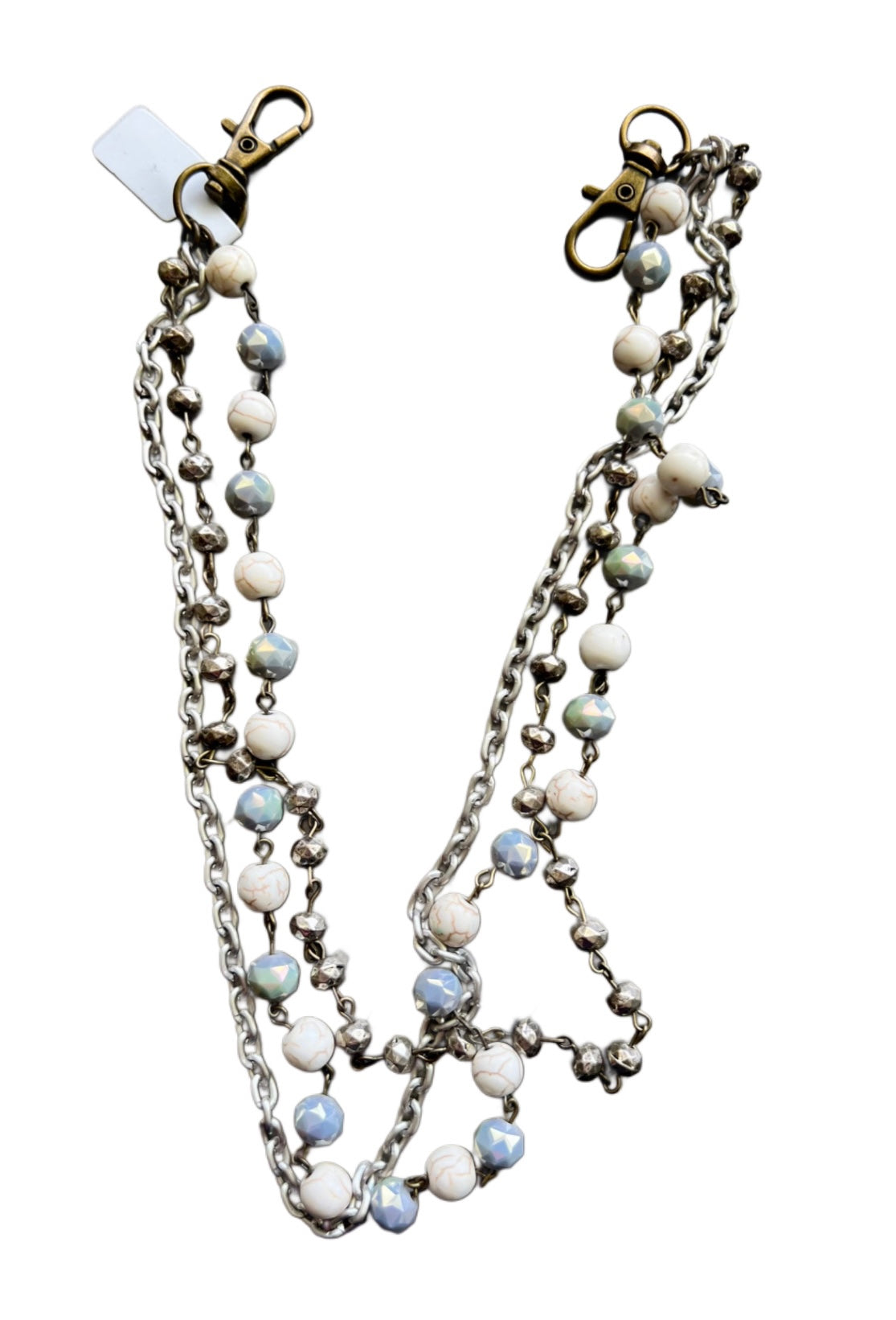 Three chain bag charm