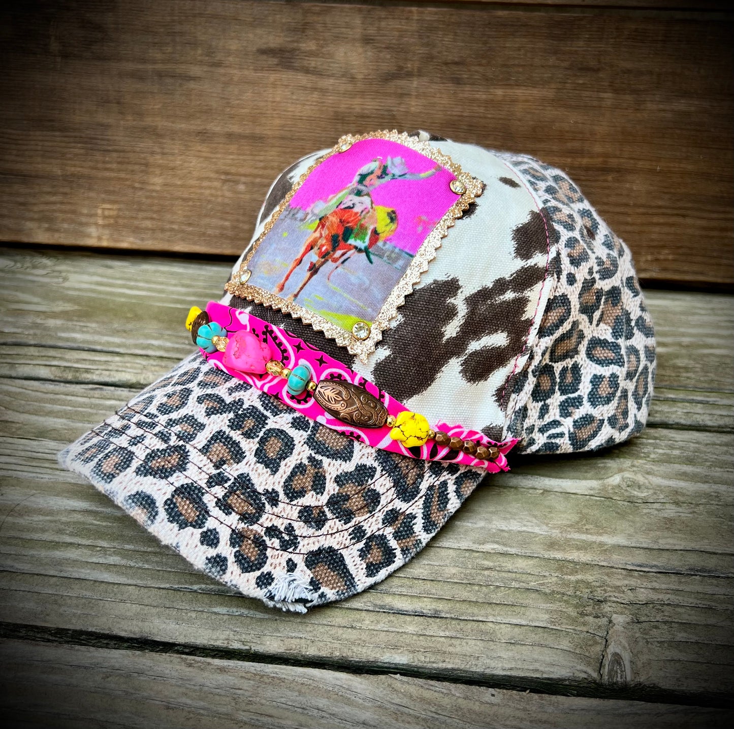 Bronc rider cap