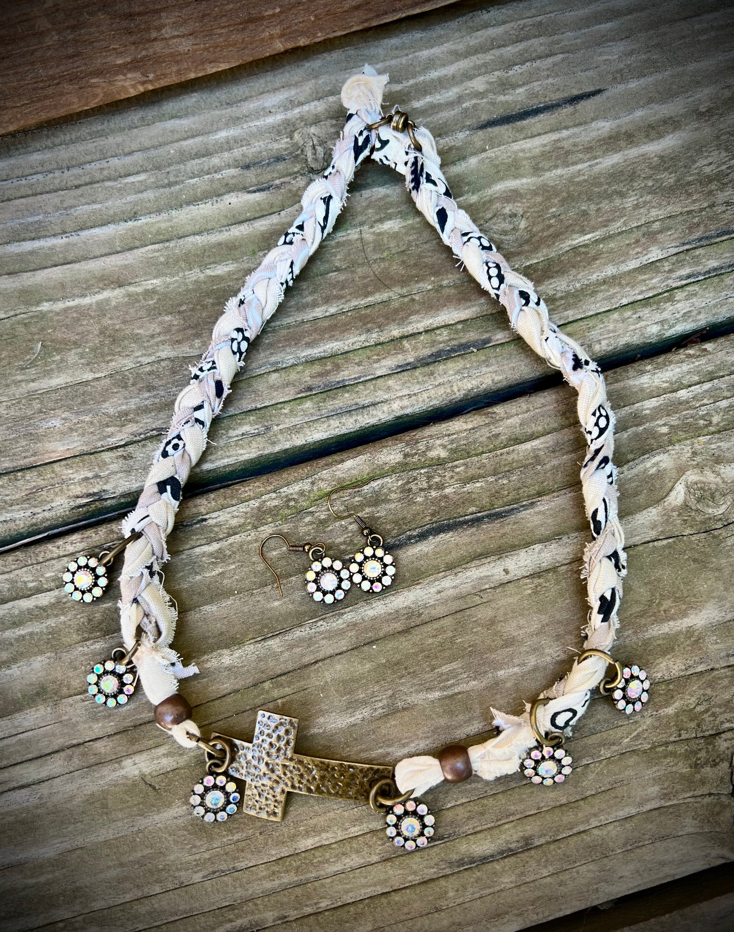 Cross Bandana Necklace