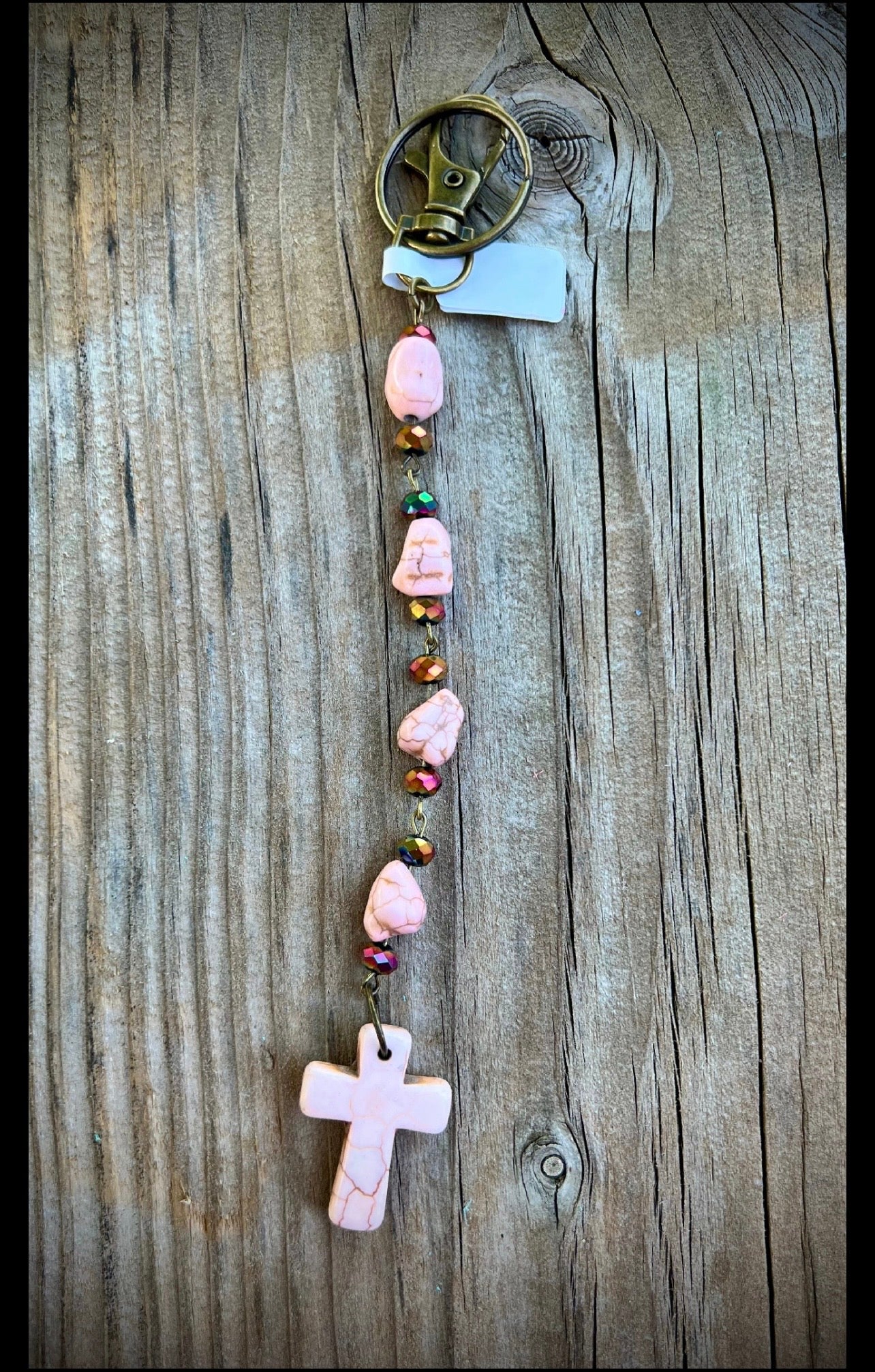 Pretty in pink keychain