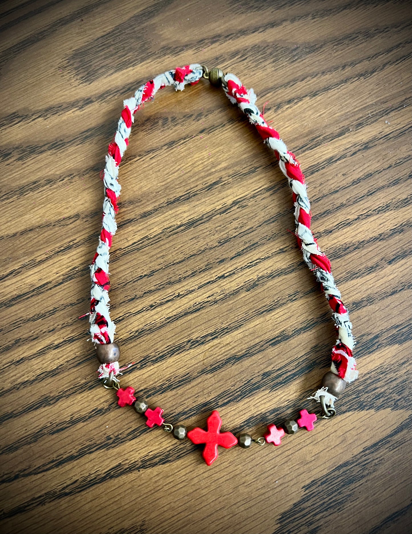 Flowerette Bandana necklace