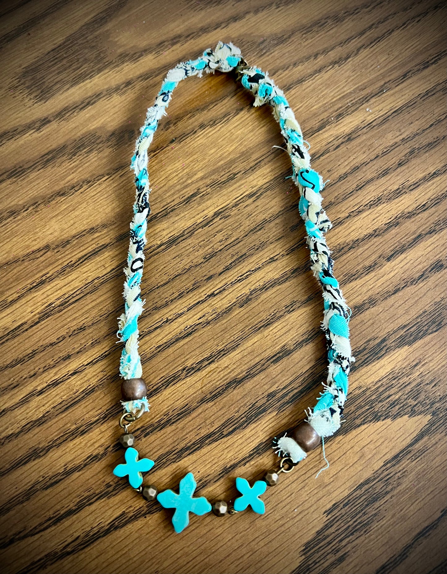 Flowerette Bandana necklace