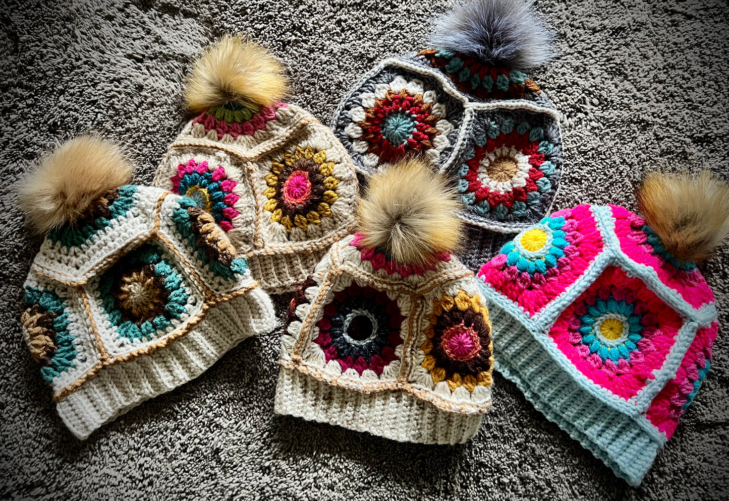 Granny Square Beanies