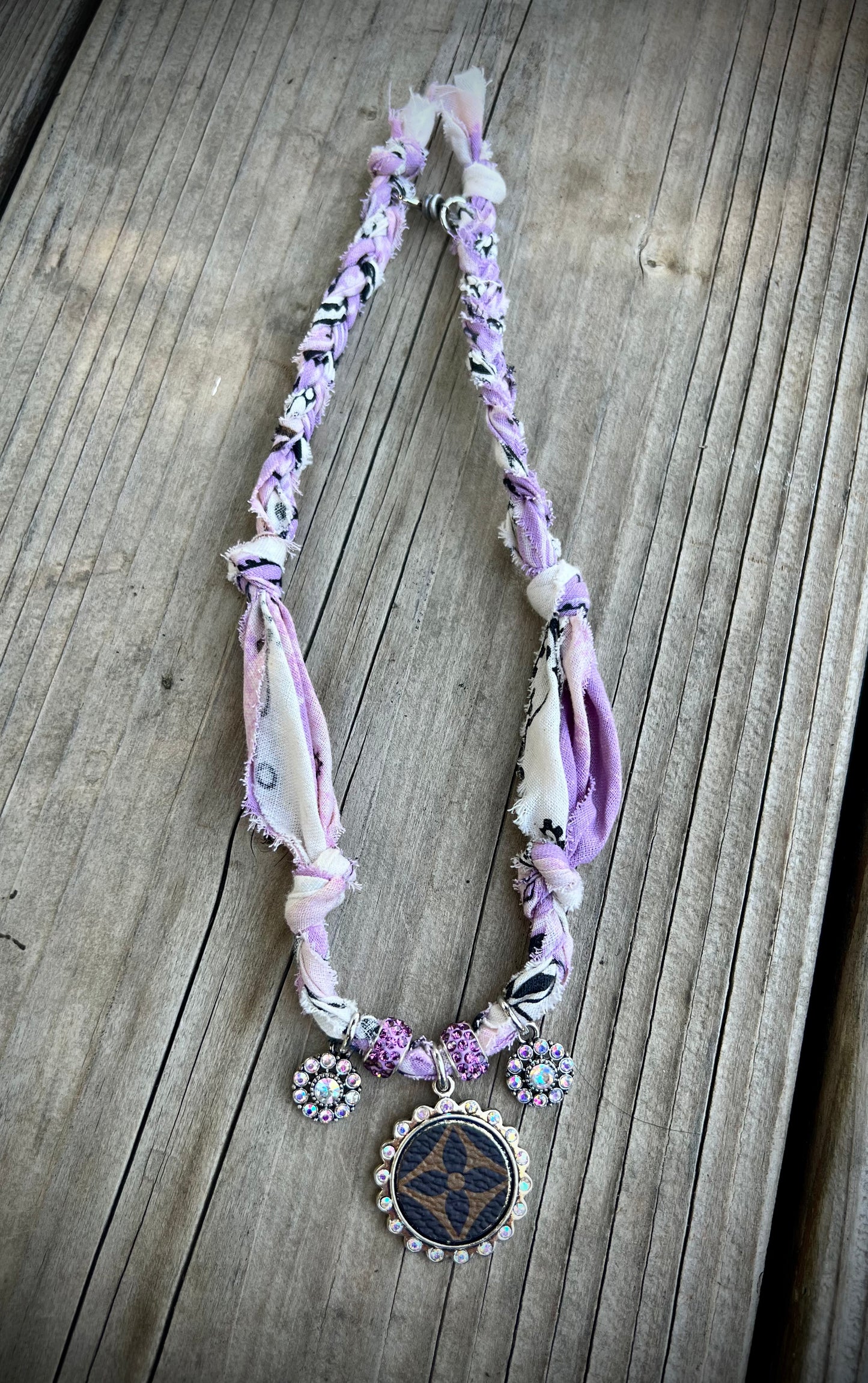 LV charm necklaces