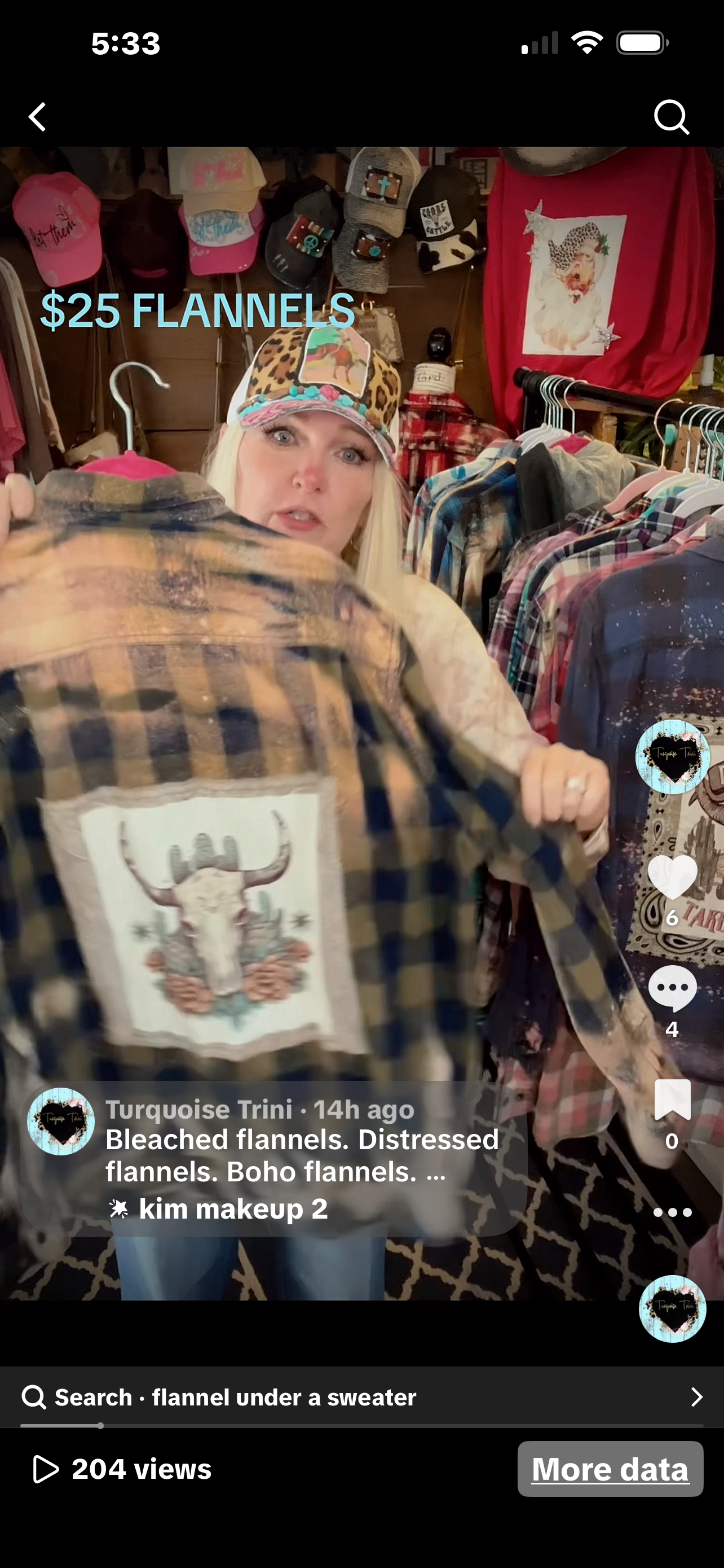 Bull Skull Flannel