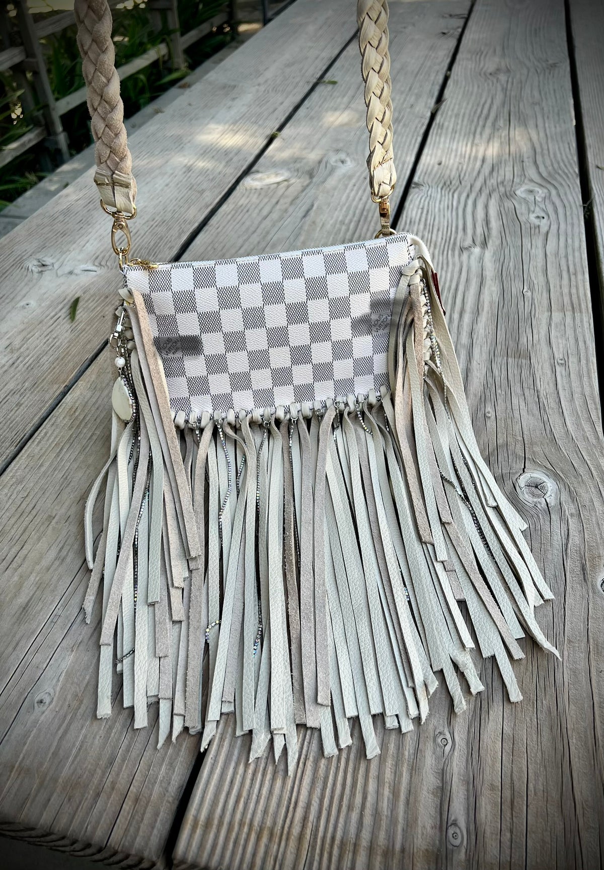 Rhinestone Rodeo ✨
 — One-of-a-Kind Fringe Crossbody