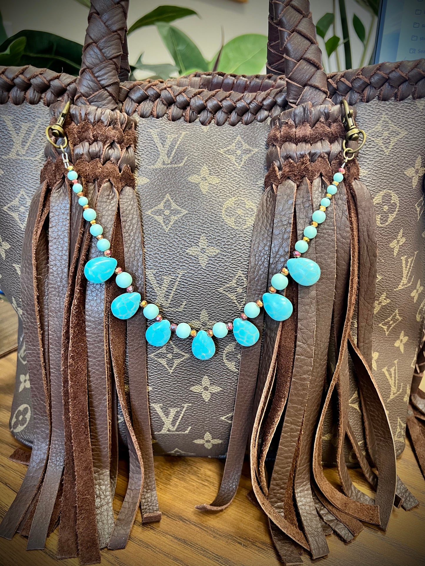 Turquoise Bling Charm