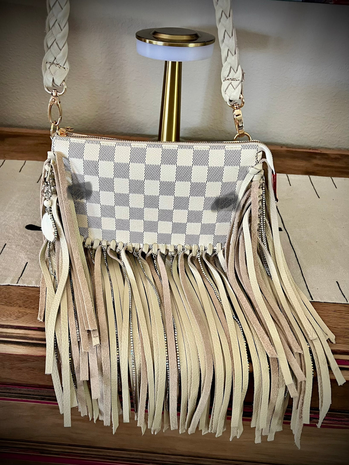 Rhinestone Rodeo ✨
 — One-of-a-Kind Fringe Crossbody