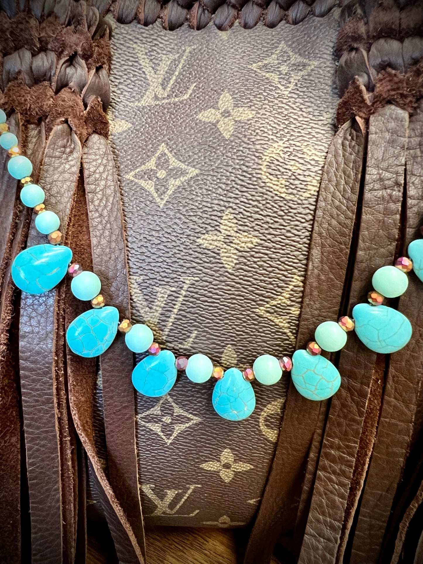 Turquoise Bling Charm
