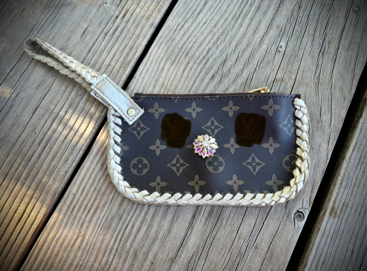 Golden Hour Repurposed Wristlet