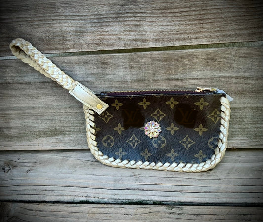 Golden Hour Repurposed Wristlet