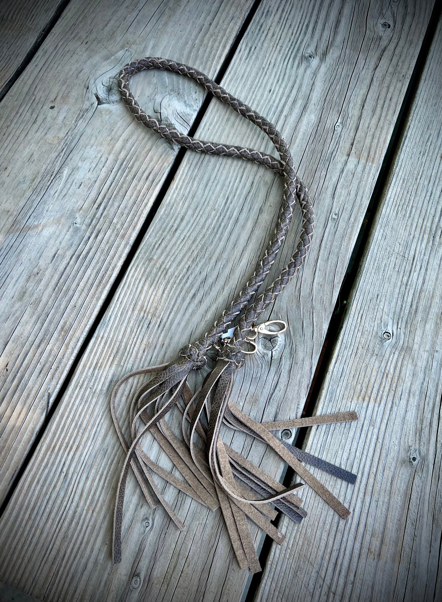 Braided purse strap