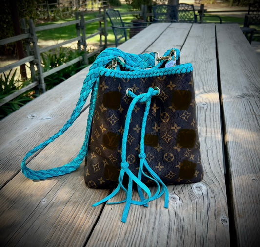 Turquoise Bucket Bag