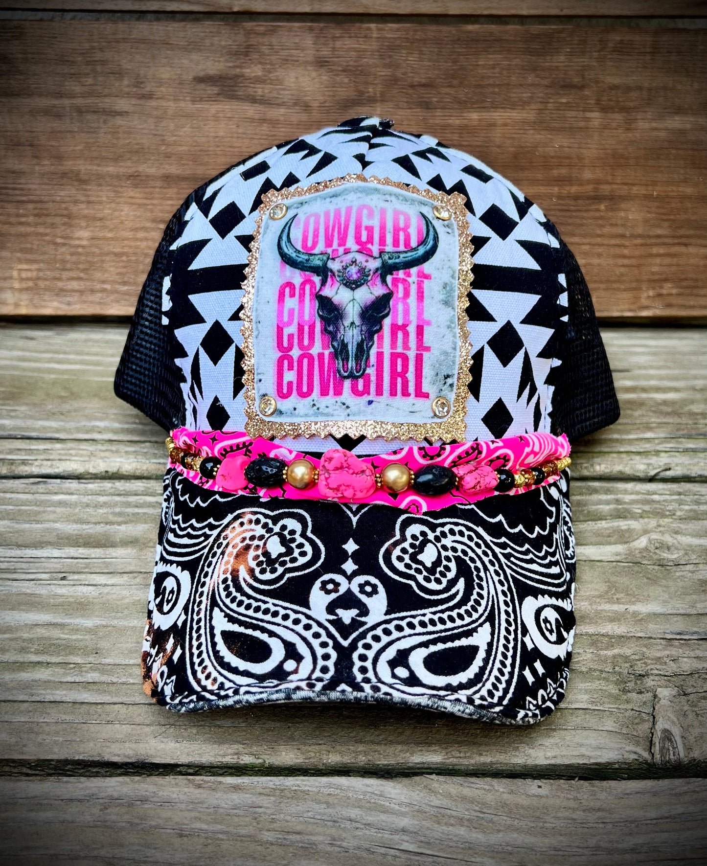 Cowgirl trucker hat