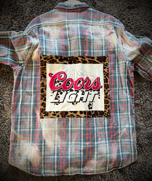 Coors Light Flannel