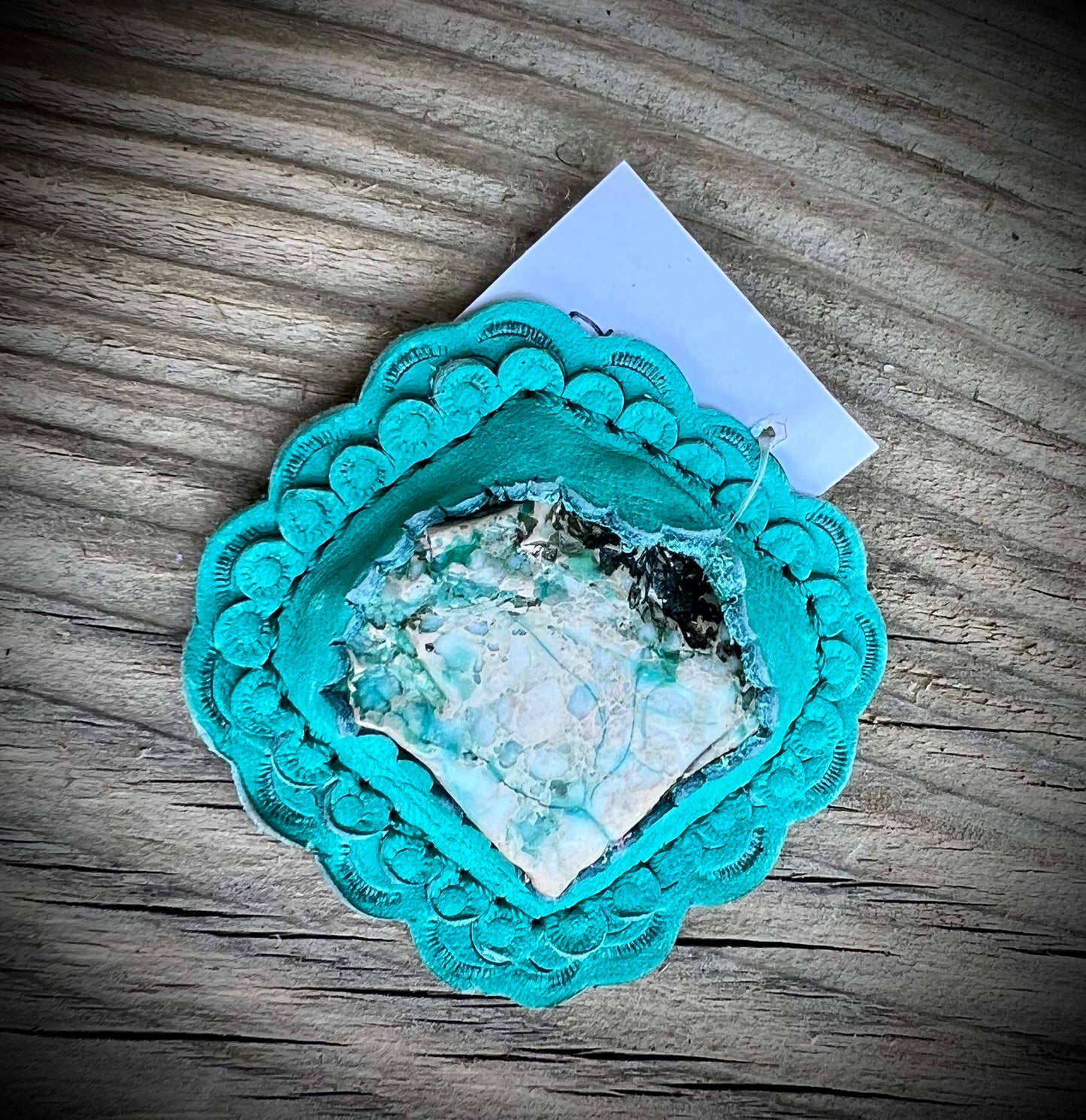 Turquoise slab cabochon
