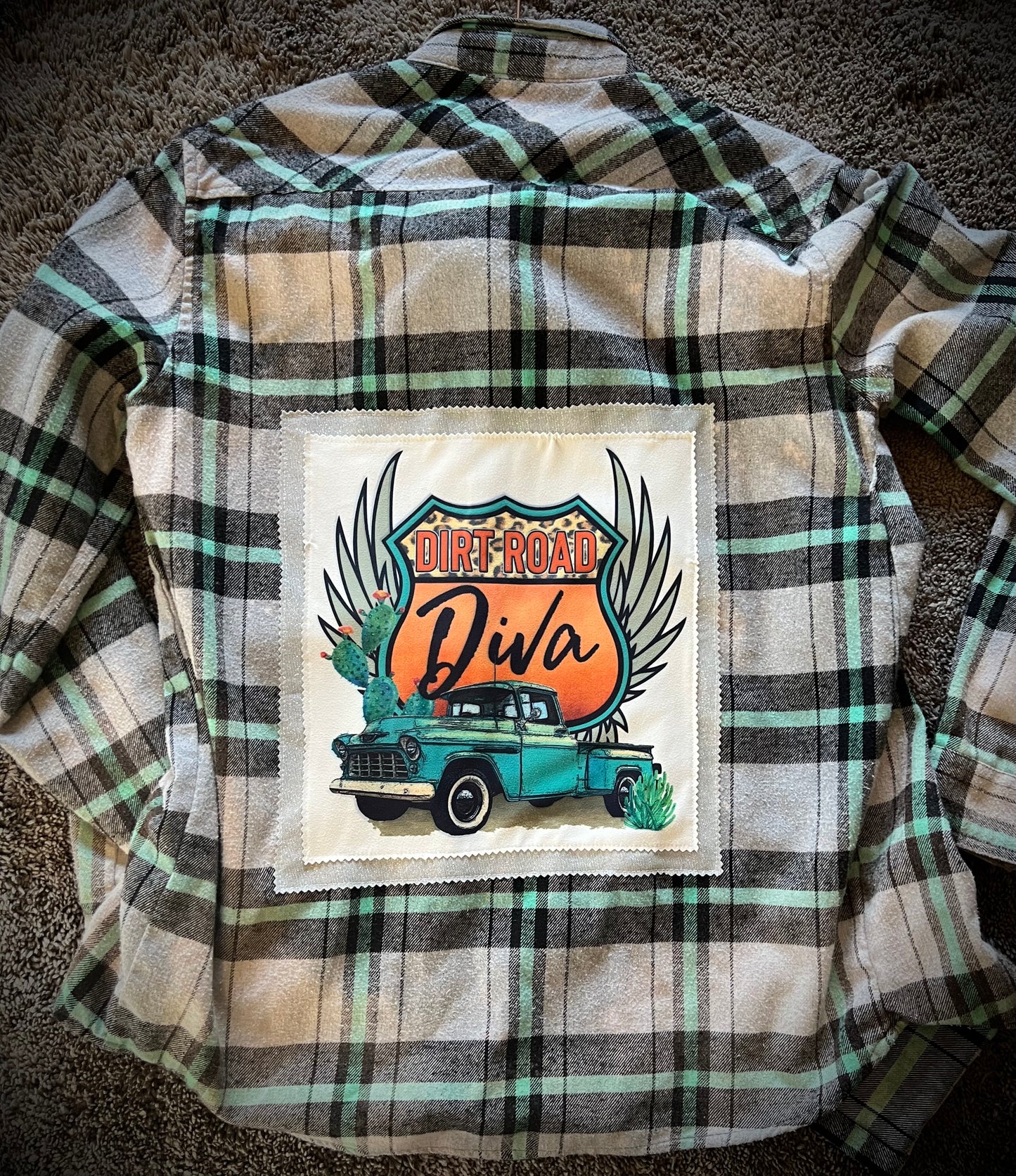 Dirt Road Diva Flannel