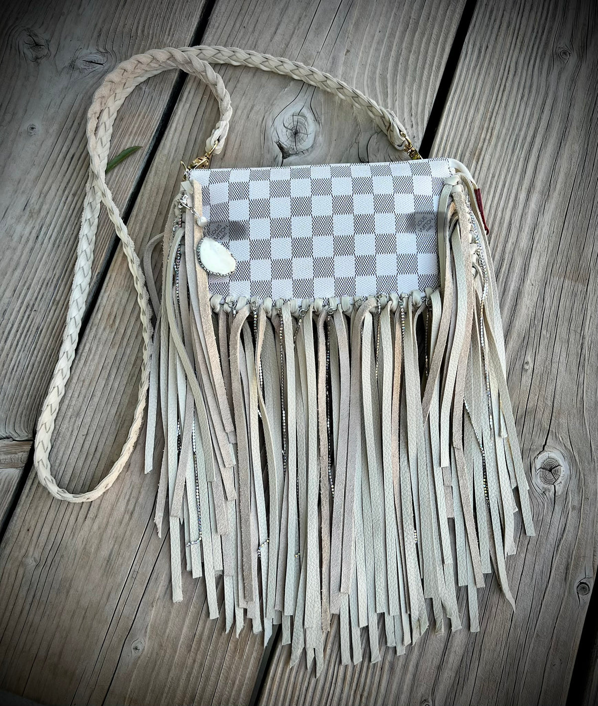 Rhinestone Rodeo ✨
 — One-of-a-Kind Fringe Crossbody