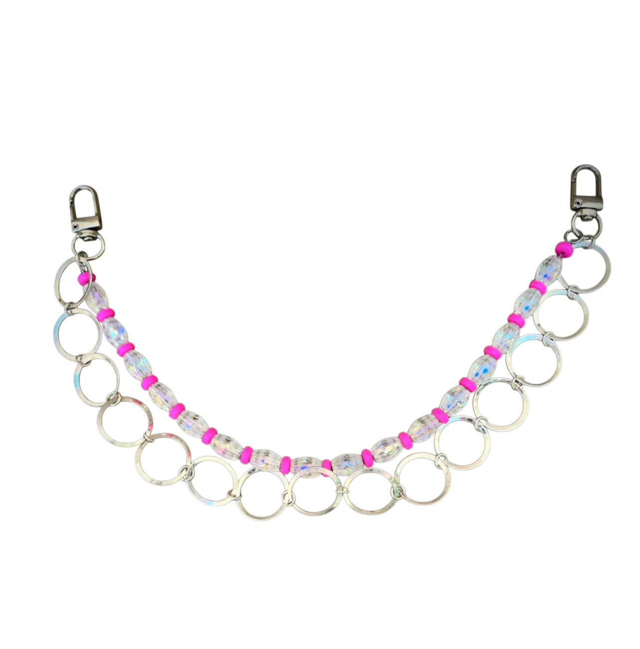 Pink Stardust Purse Charm