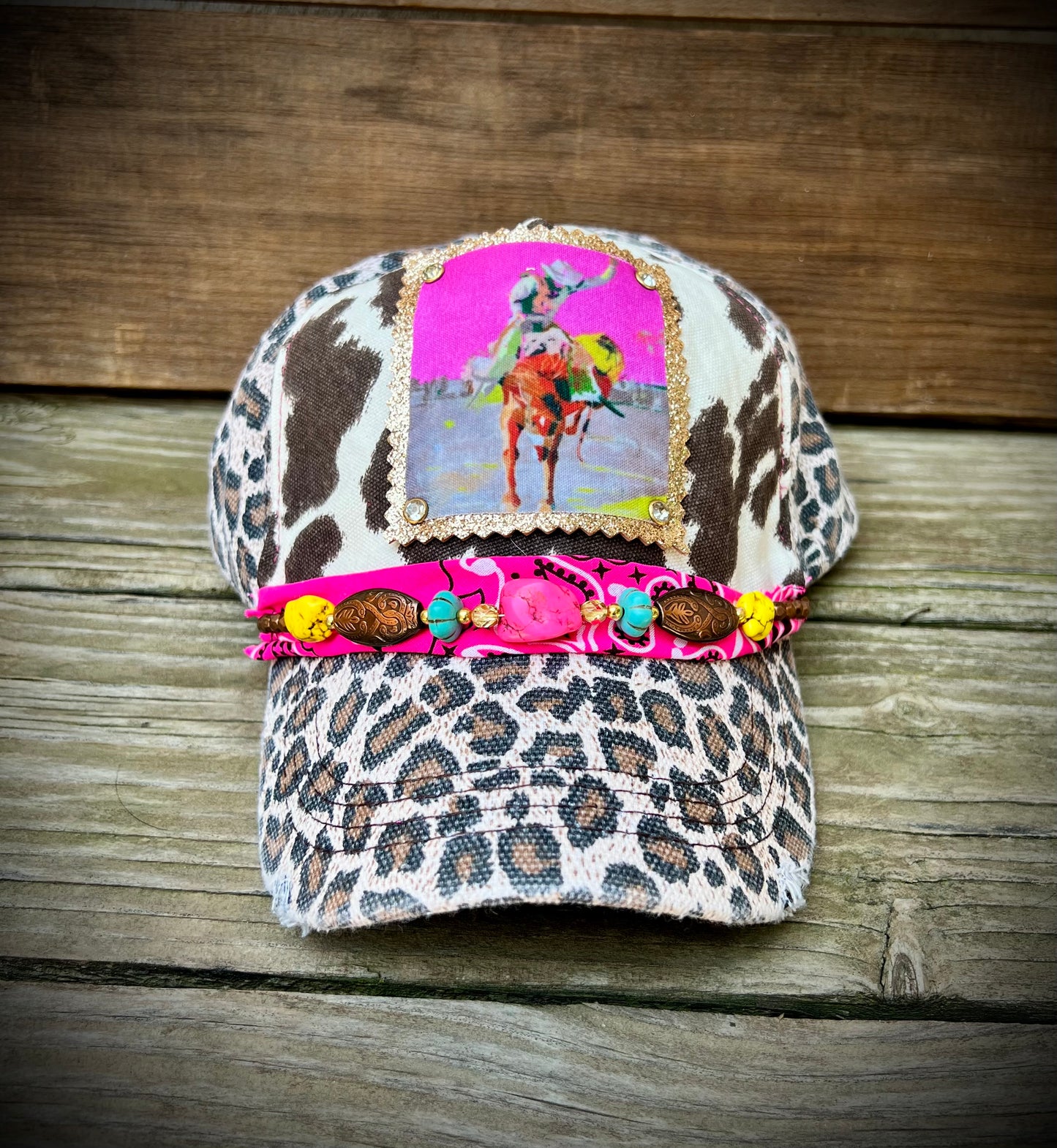 Bronc rider cap