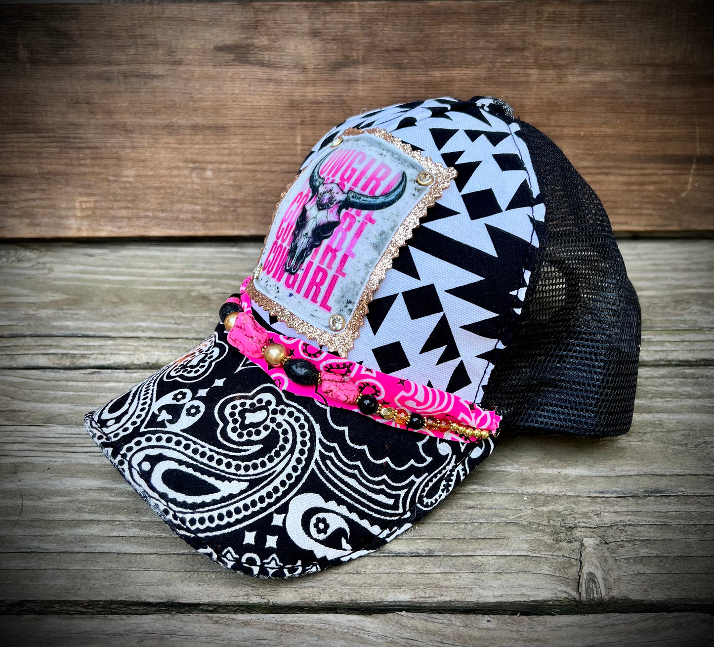 Cowgirl trucker hat