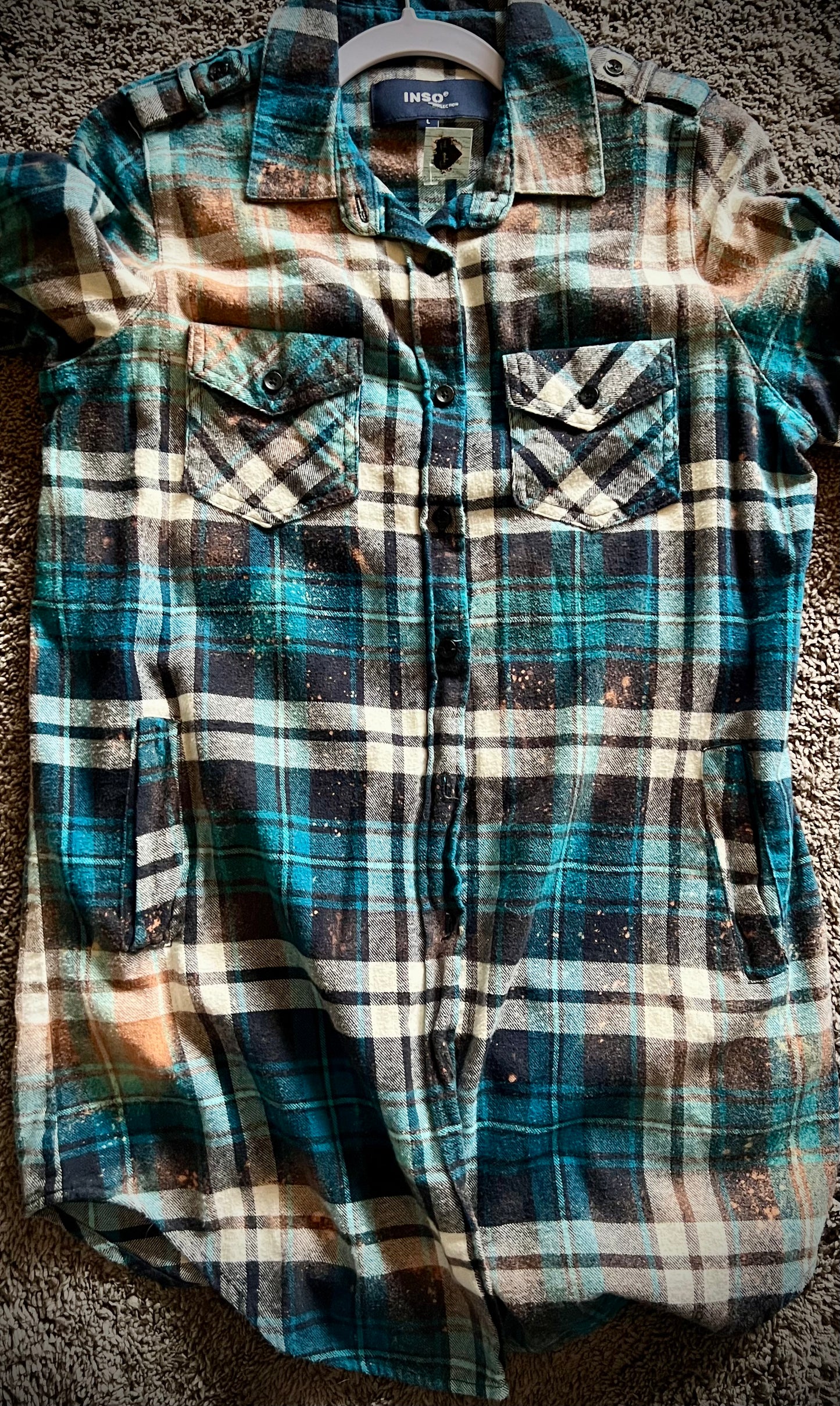 Bull Skull Flannel Jacket