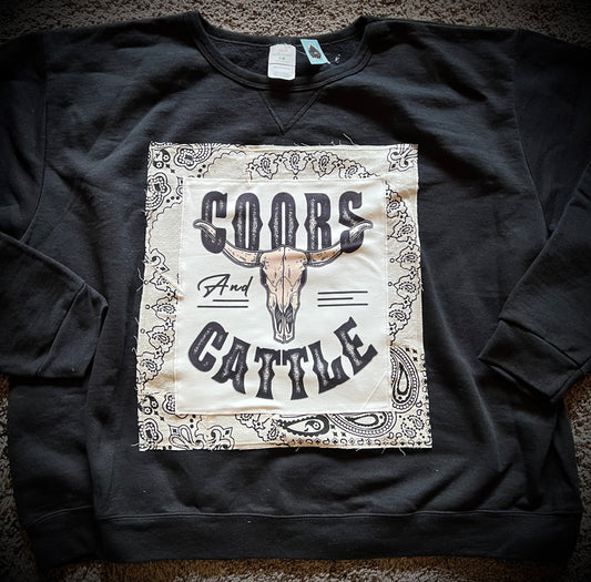 Coors and Cattle sweatshirt