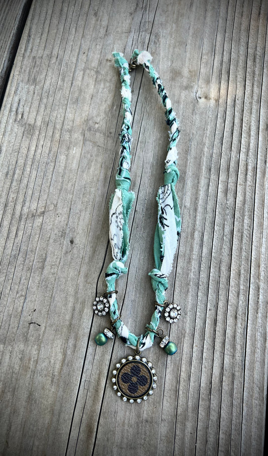 LV charm necklaces