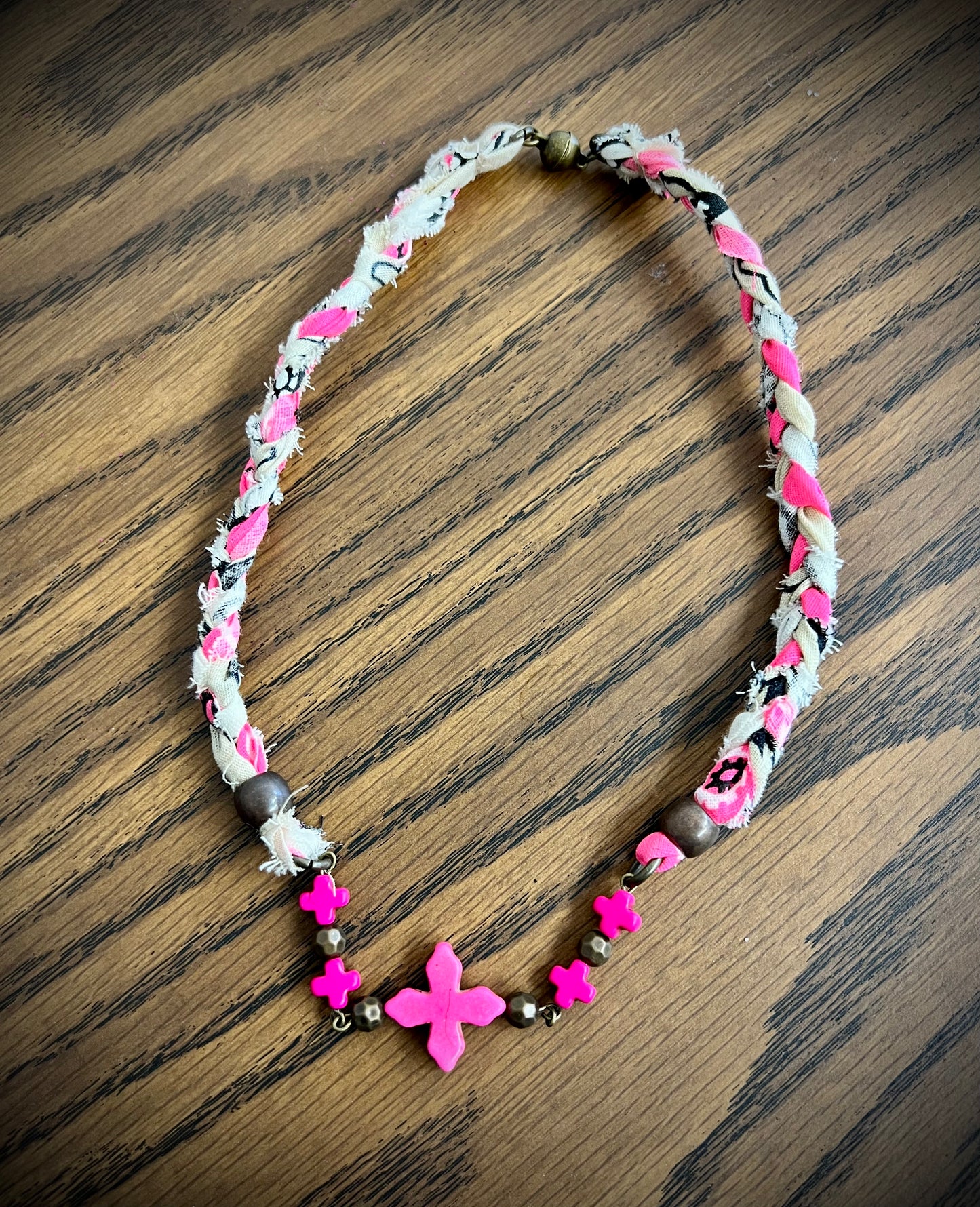 Flowerette Bandana necklace