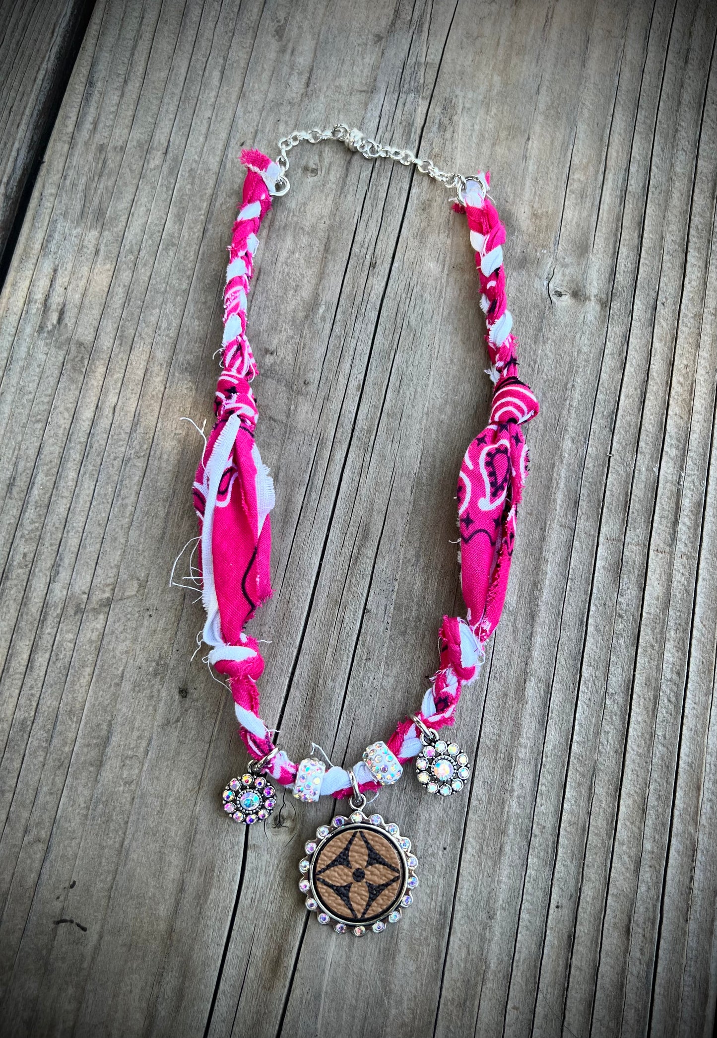 LV charm necklaces