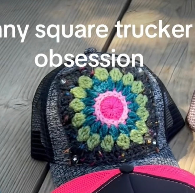 Granny square hats