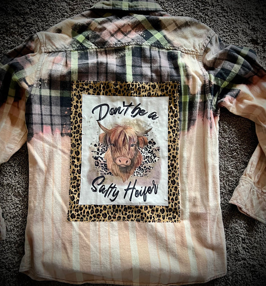 Don’t be a Salty Heifer Flannel
