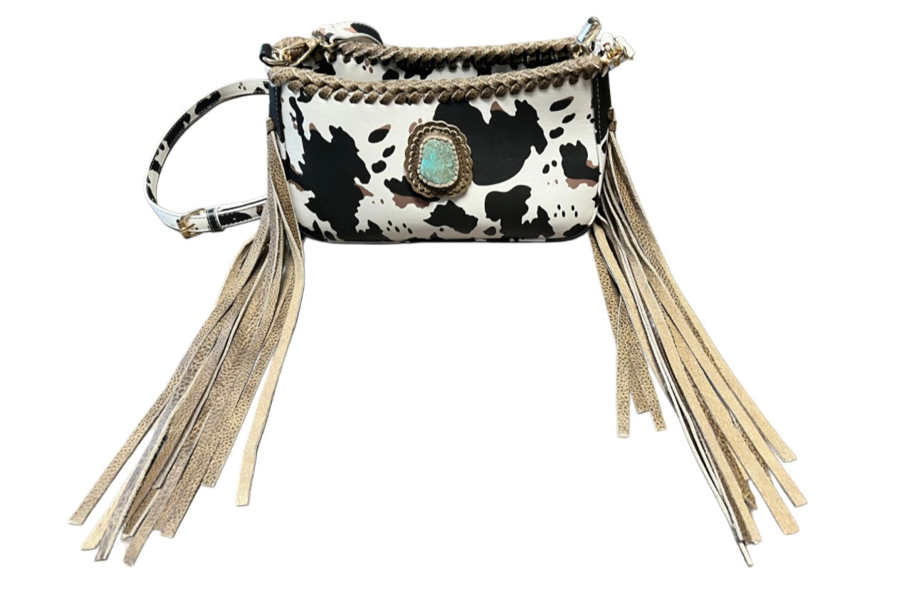 Cow Print Crossbody