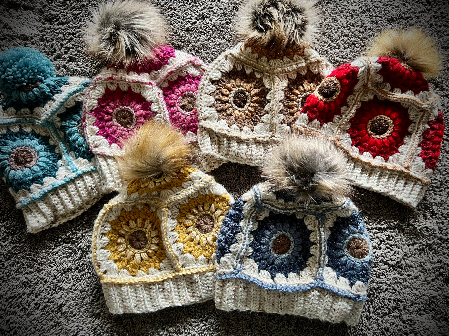 Granny Square Beanies
