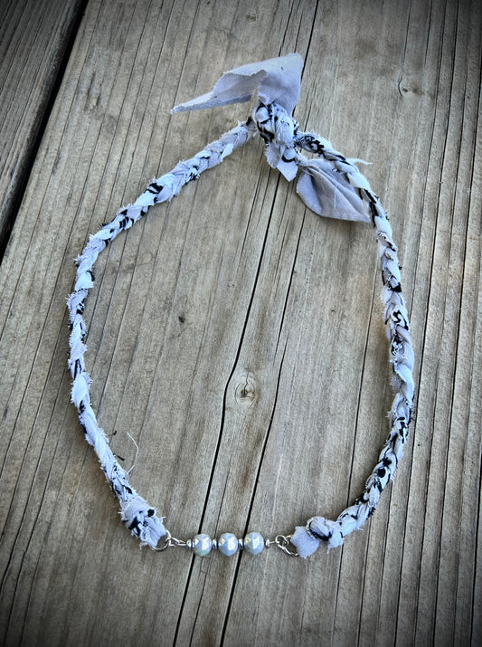 Beaded bandana necklace