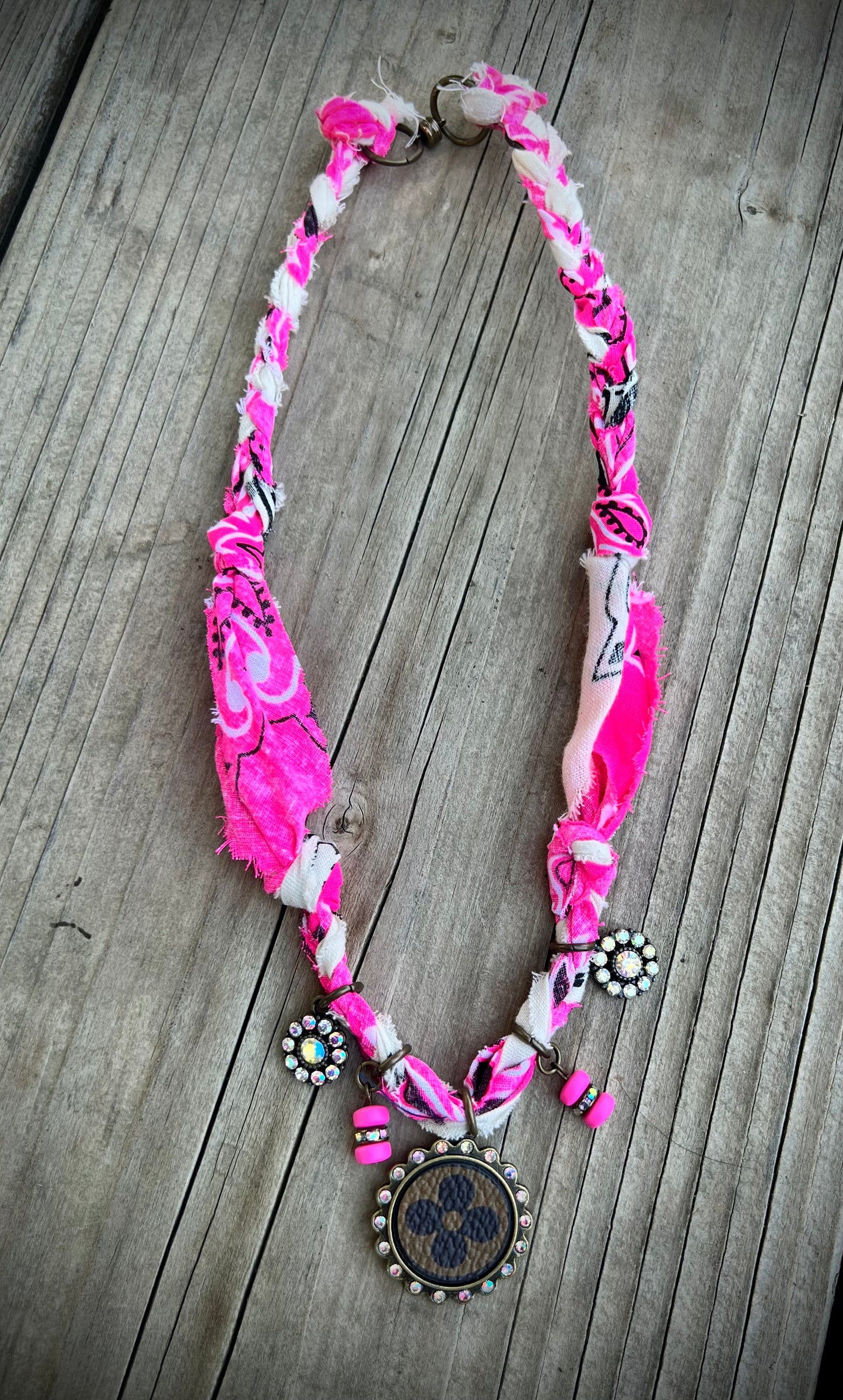 LV charm necklaces