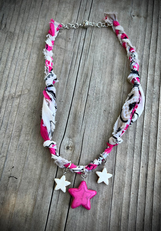 Bandanna star necklaces