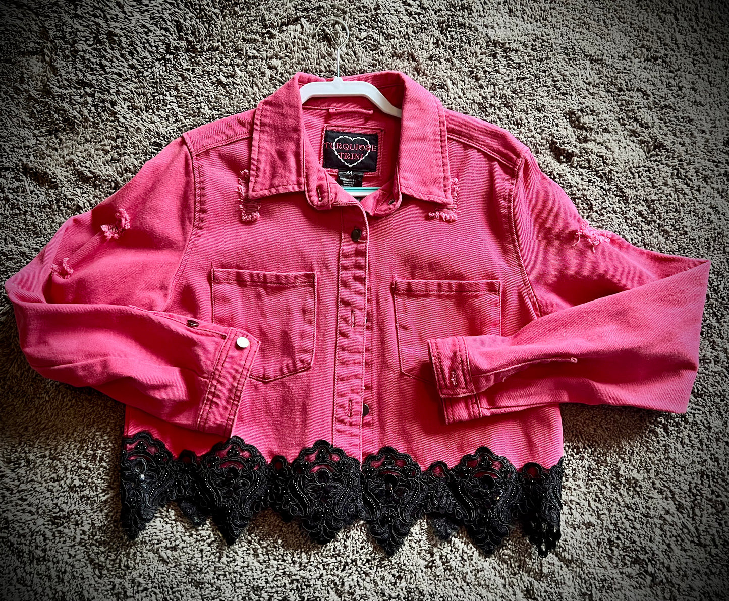 Cropped Lace Jacket