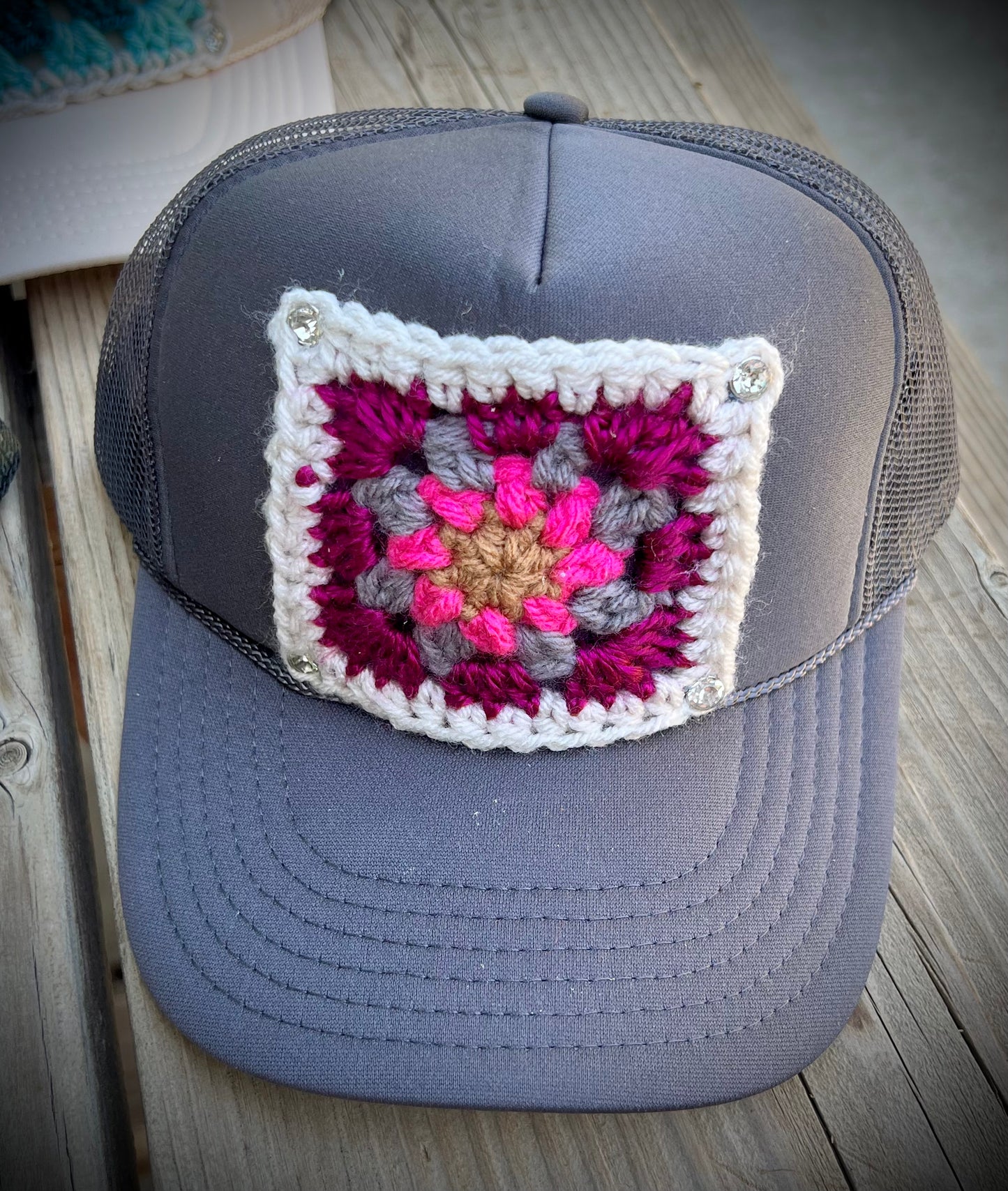 Granny square hats