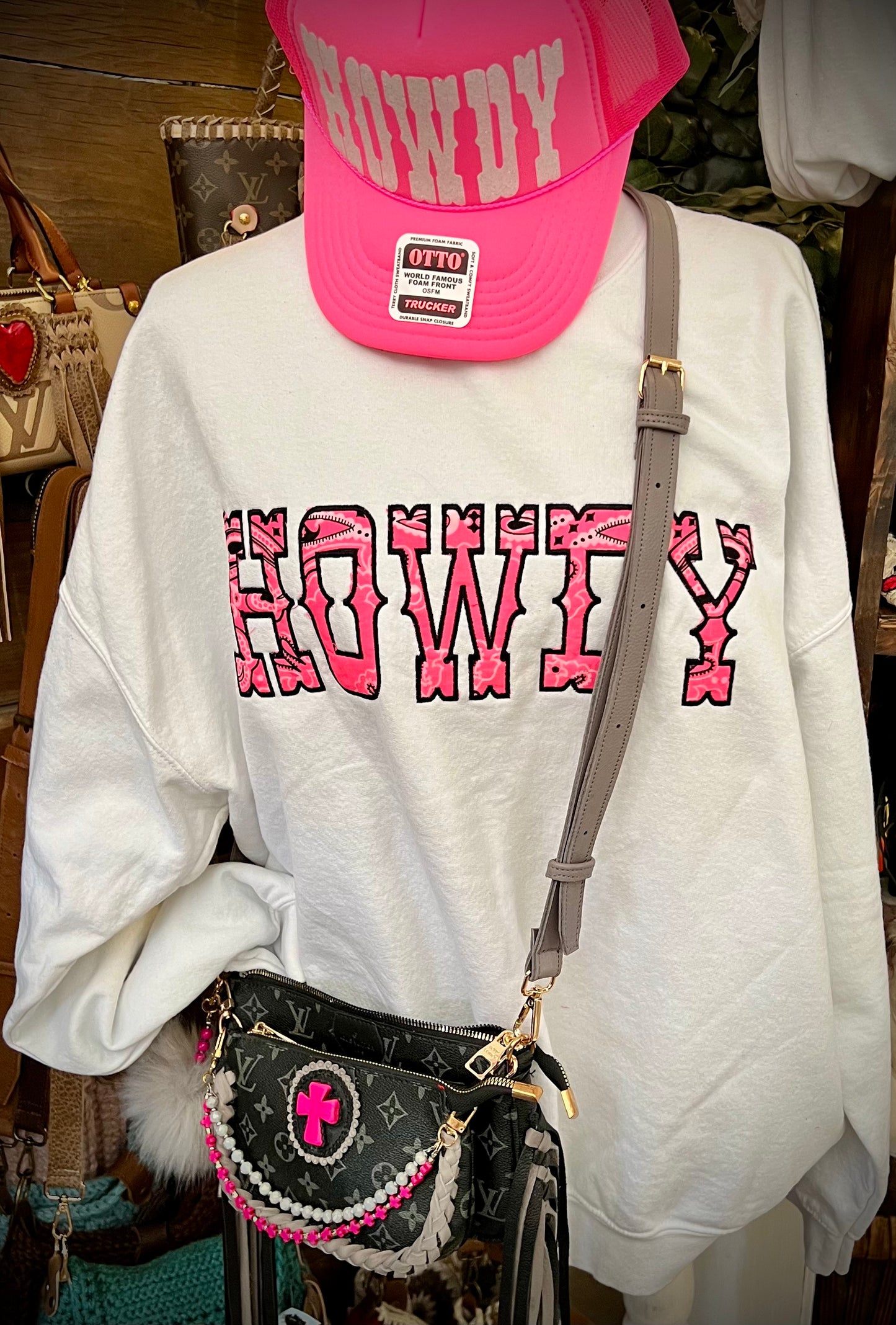 HOWDY embroidered sweatshirt