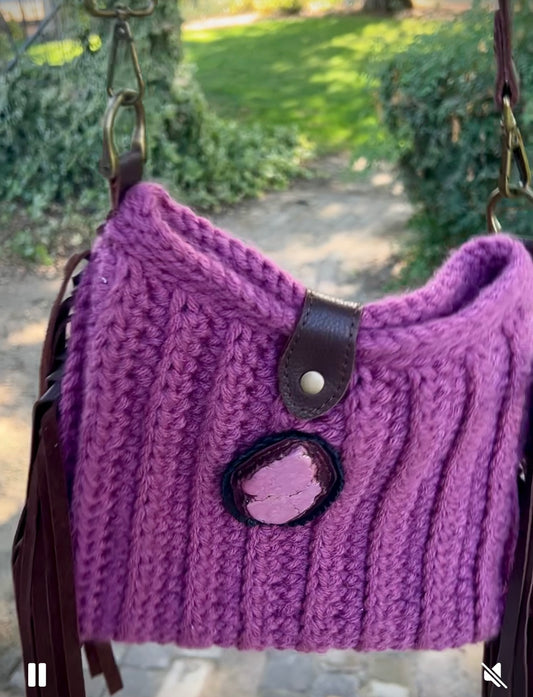 Plum colored crossbody