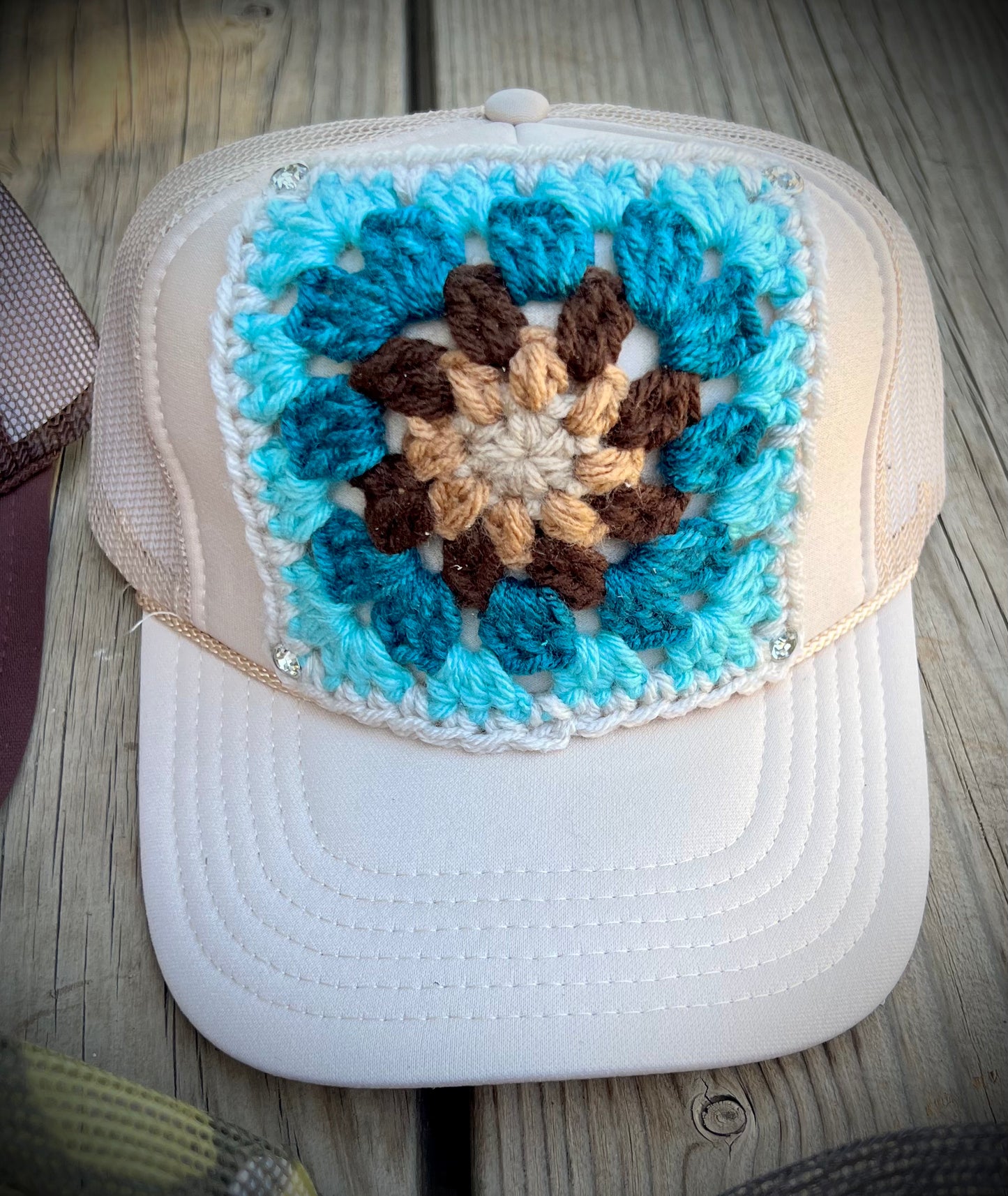 Granny square hats