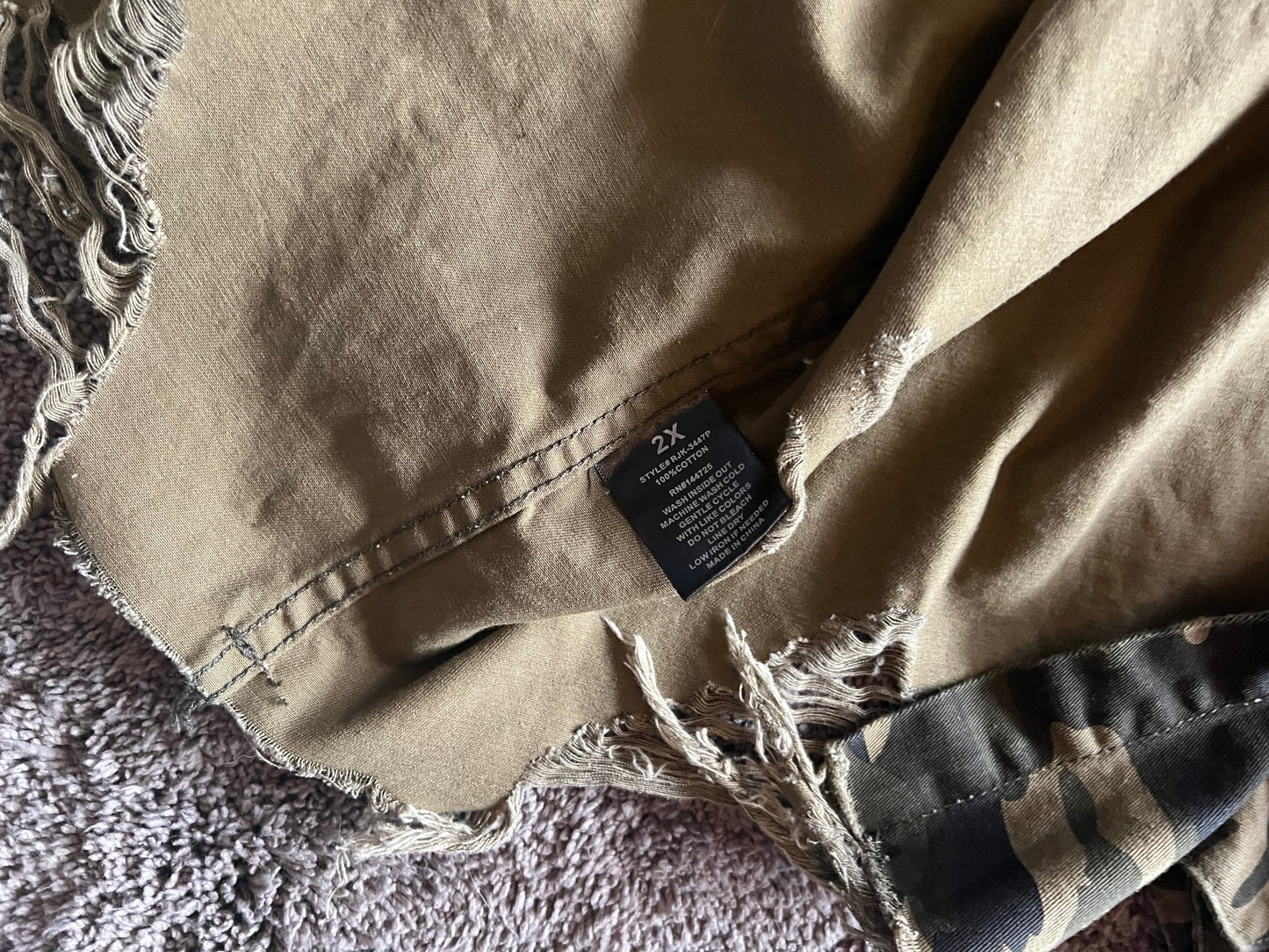 Raisin Hell Camo Jacket