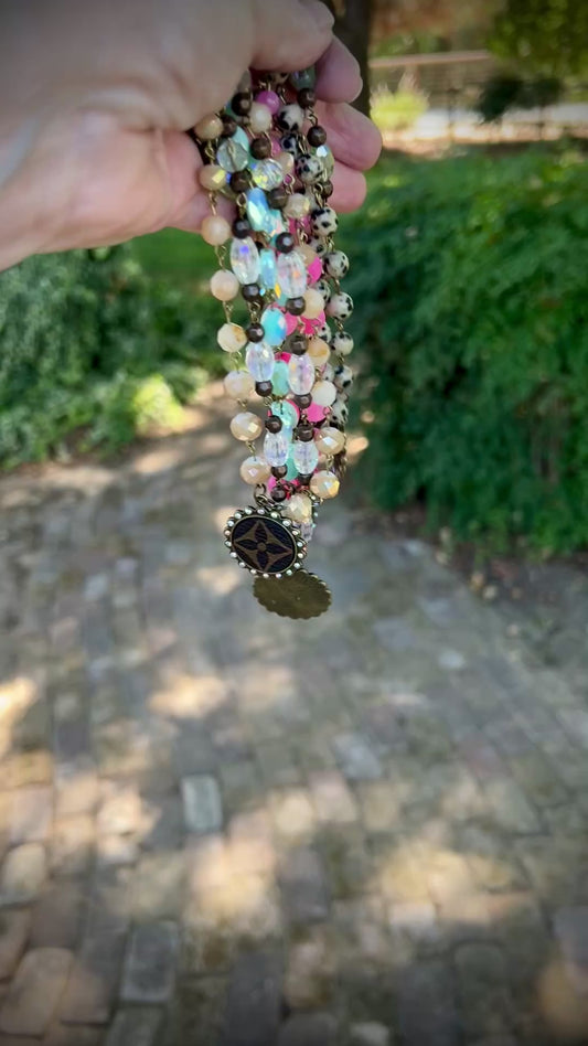 Beaded Charm Necklace